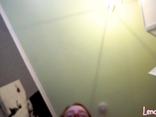 OMG! HUGE CUCUMBER destroys Teen Pussy!