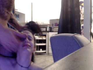 Submissive teen Violette Black enjoy hard doggystyle fuck and deepthroat